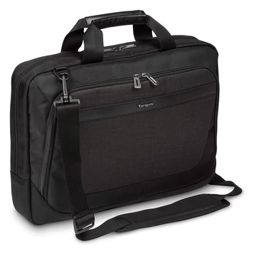 TARGUS Notebook táska TBT914EU, CitySmart 14,15, 15.6" Slimline Topload Laptop Case - Black/Grey