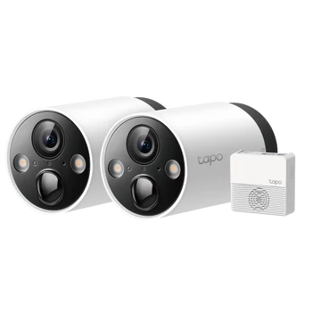 TP-LINK Wireless Kamera Cloud beltéri/kültéri éjjellátó, TAPO C420S2(2-PACK)