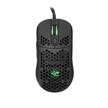 WHITE SHARK GM-5007B GALAHAD gamer egér, fekete, 6400 dpi