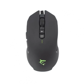 WHITE SHARK GRIFLET (GM-5011) gamer egér, 8D, fekete, 6400 dpi, RGB