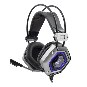 WHITE SHARK GH-1841 LION gaming fejhallgató, fekete/ezüst