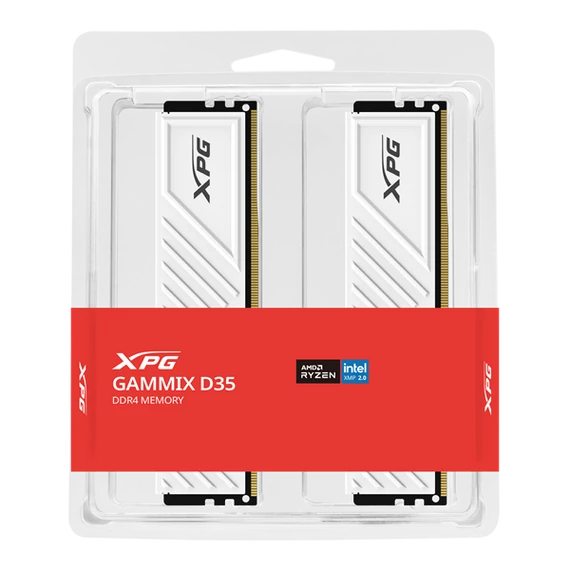 ADATA Memória DDR4 32GB 3200Mhz DIMM XPG XMP GAMMIX D35 (Kit of 2), White