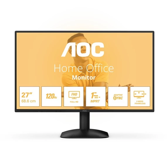 AOC IPS monitor 27" 27B31H, 1920x1080, 16:9, 300 cd/m2, 1ms, VGA/HDMI