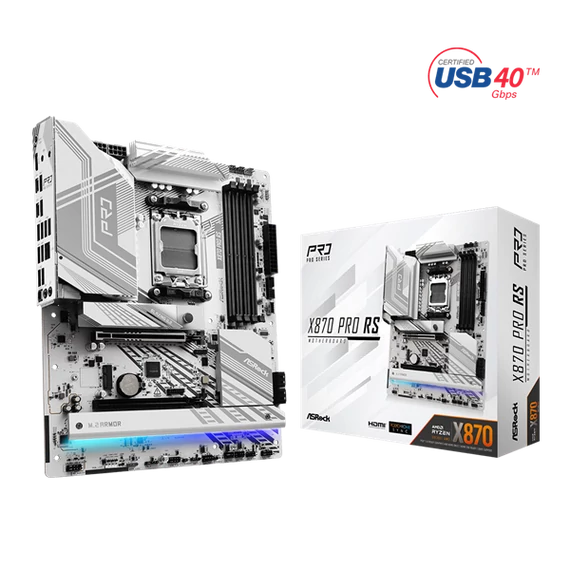 ASROCK Alaplap AM5 X870 PRO RS AMD X870, ATX