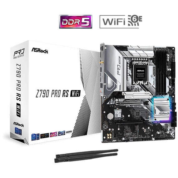 ASROCK Alaplap S1700 Z790 PRO RS WIFI INTEL Z790, ATX