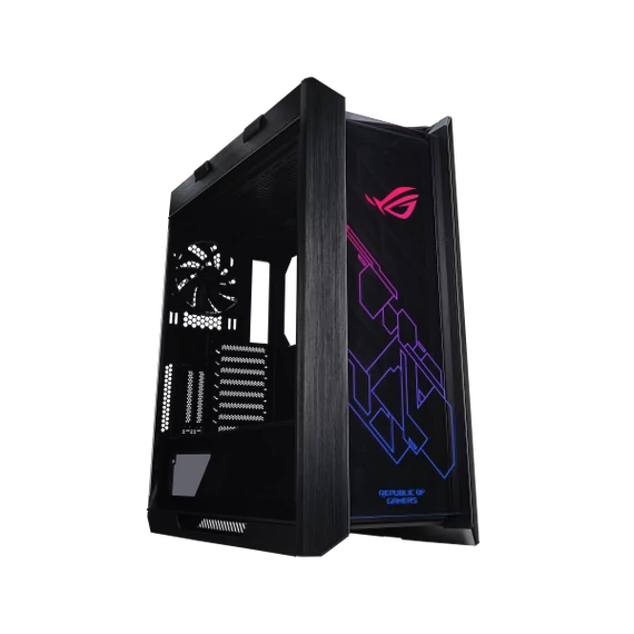 ASUS Ház ROG Strix Helios GX601, Tápegység nélkül, Fekete, Üvegfalú