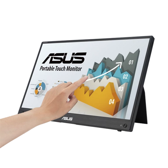 ASUS MB16AHT ZenScreen hordozható monitor 15.6" IPS 1920x1080, USB Type-C, Mini HDMI, Touch