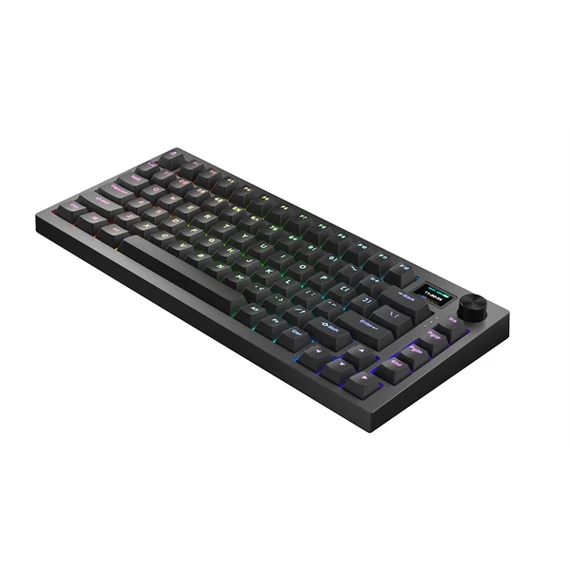 AVAX Vezetékes/Vezeték Nélküli Billentyűzet GM02 PRO USB, Fekete, Mechanikus, Brown Switch, HUN