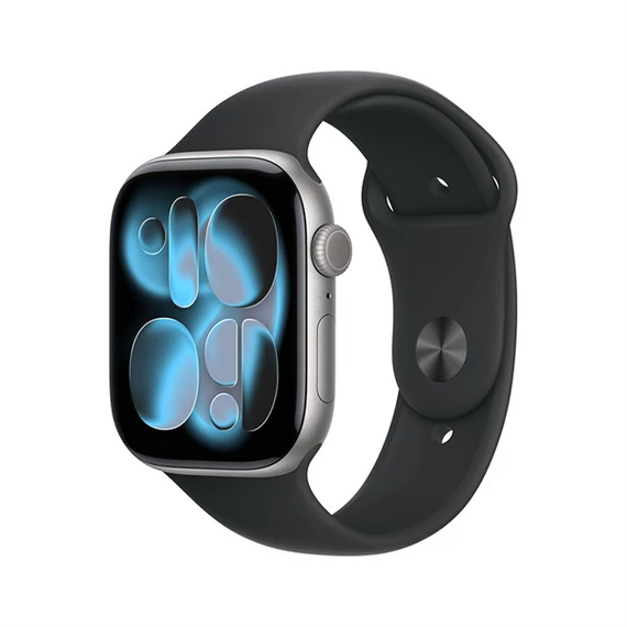 Apple Watch S11 GPS 42mm Space Grey Aluminium Case with Black Sport Band - M/L