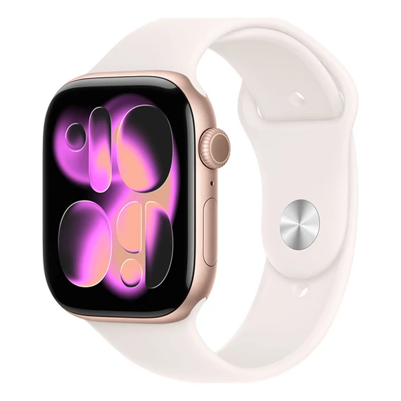 Apple Watch S11 GPS 46mm Rose Gold Aluminium Case with Light Blush Sport Band - M/L