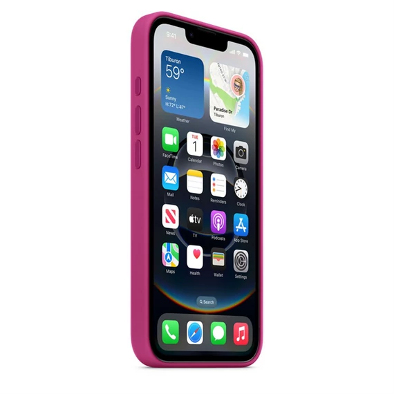 Apple iPhone 16e Silicone Case Fuchsia