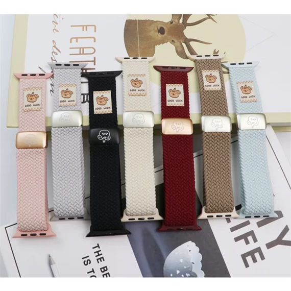BLACKBIRD Szíj Iwatch készülékhez GOOD LUCK BEAR Világos kék 42/44/45/46/49 mm