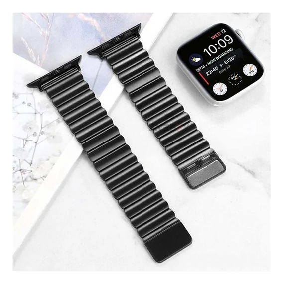 BLACKBIRD Szíj Iwatch készülékhez STEEL fekete 42/44/45/46/49 mm