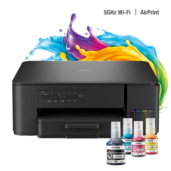 BROTHER Tintasugaras MFP NY/M/S DCP-T430W, A4, színes, 16 lap/perc, WiFi/USB, 6000x1200dpi, manuál duplex, 128MB