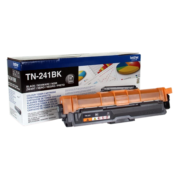 BROTHER Toner TN-241BK, 2500 oldal (ISO/IEC 19798), Fekete