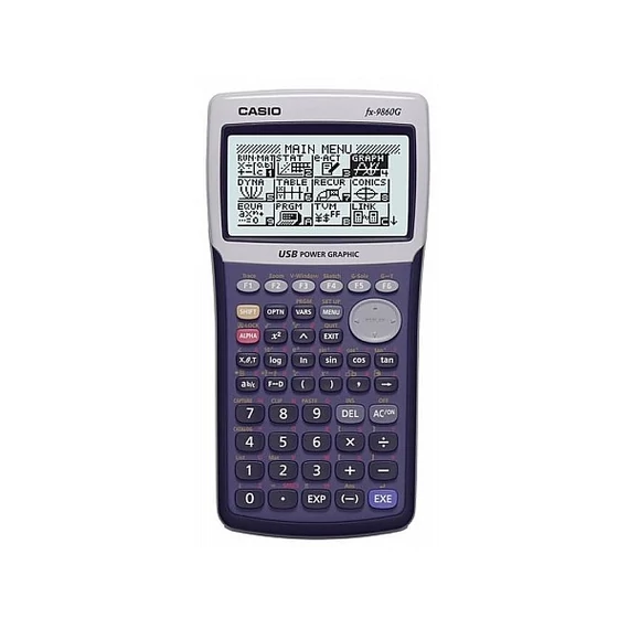 CASIO  Számológép, tudományos, 905 funkció, grafikus kijelző, "CFX-9860G"