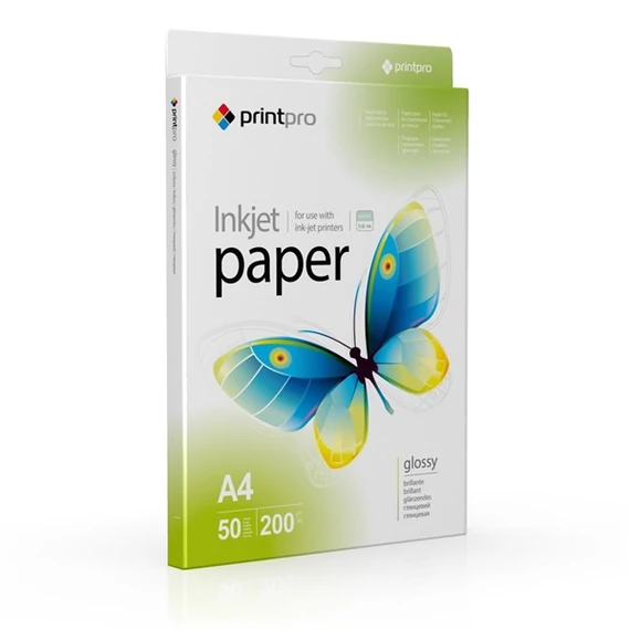COLORWAY Fotópapír, PrintPro fényes, 200g/m, A4, 50pc. (PGE200050A4)