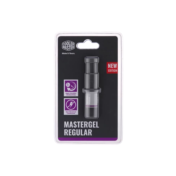 COOLER MASTER CPU Hűtőpaszta, MASTERGEL REGULAR, szürke, 1,5ml