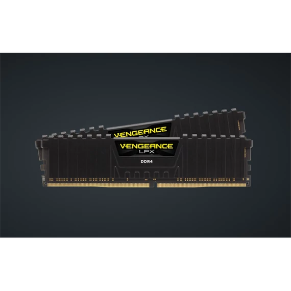 CORSAIR Memória VENGEANCE DDR4 16GB 3000MHz C16 LPX (Kit of 2), fekete