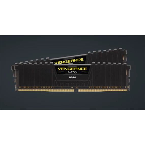 CORSAIR Memória VENGEANCE DDR4 16GB 3200MHz C16 LPX, XMP 2.0 (Kit of 2), fekete