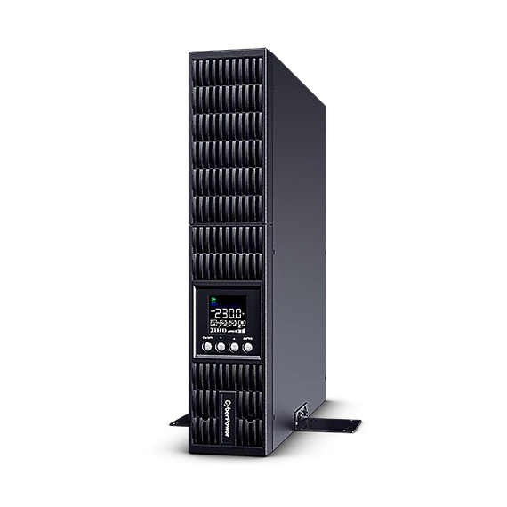 CYBERPOWER UPS, 1500VA/1350W, 8xC13, színes LCD, szünetmentes, tiszta színuszos, online kettős konverzió, rack/tower