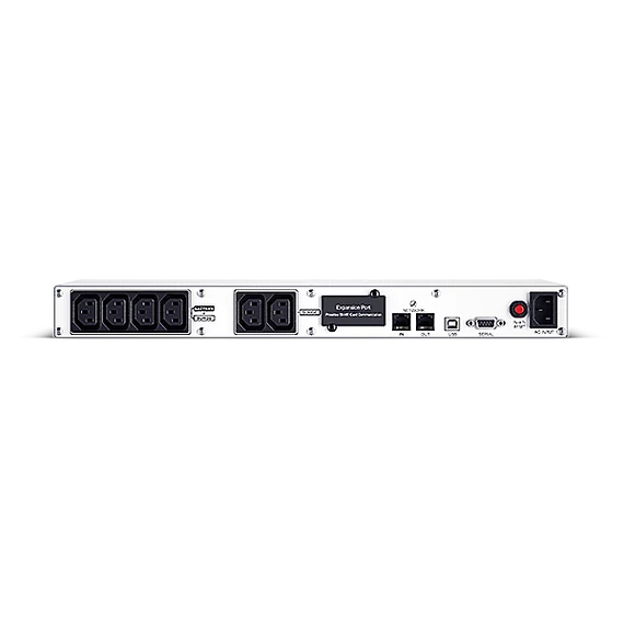 CYBERPOWER UPS OR600ERM1U (6xIEC C13) 600VA 360W 230V RACK szünetmentes tápegység + USB, LINE-INTERACTIVE