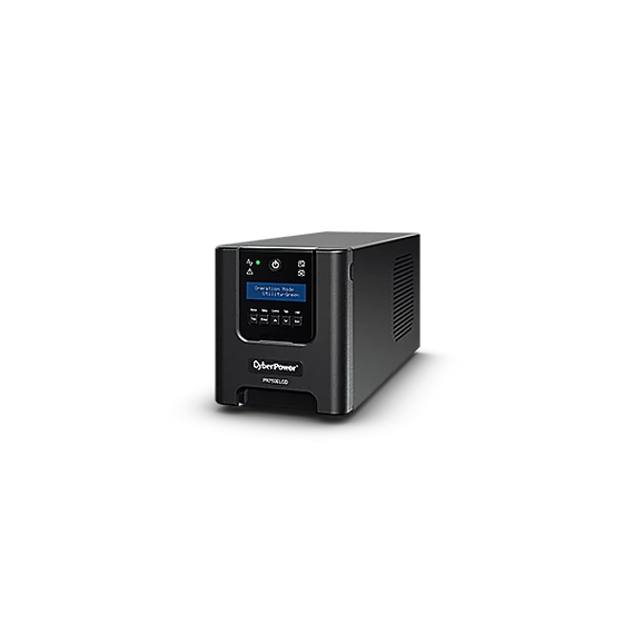 CYBERPOWER UPS PR750ELCD (6xIEC320) 750VA 675W 230V szünetmentes tápegység + USB LINE-INTERAKTÍV