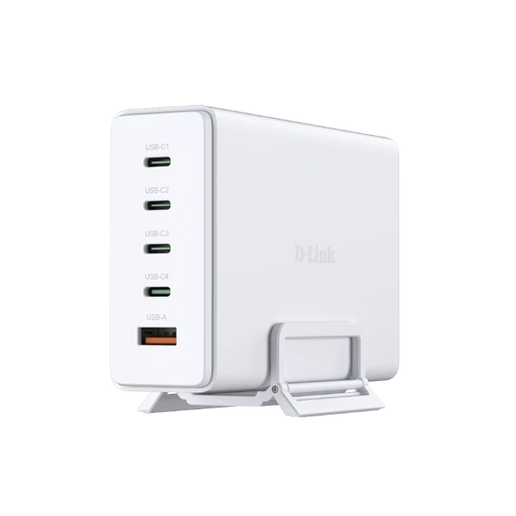 D-LINK Hálózati Adapter 240W GAN 4xUSB-C + 1xUSB, DCF-241/E
