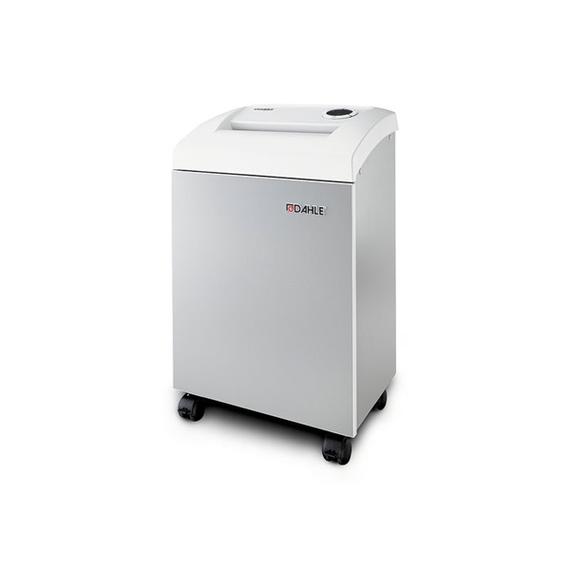 DAHLE Iratmegsemmisítő 504, Kártya/Gémkapocs, 5 lap (80gr), P-5/F-2/T-5/E-4, 2.0 mm 15.0 mm, 6m/min, 40 liter