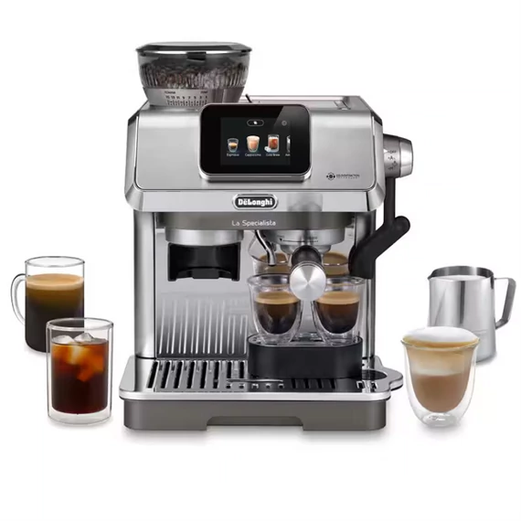 DELONGHI EC9455.M La Specialista Touch eszpresszó kávéfőző, tartály: 1,7 l, 1450W, Ezüst