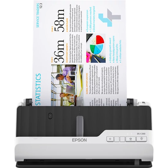EPSON Docuscanner - WorkForce DS-C330 (A4, 600 DPI, 30 lap/perc, USB/duplex)