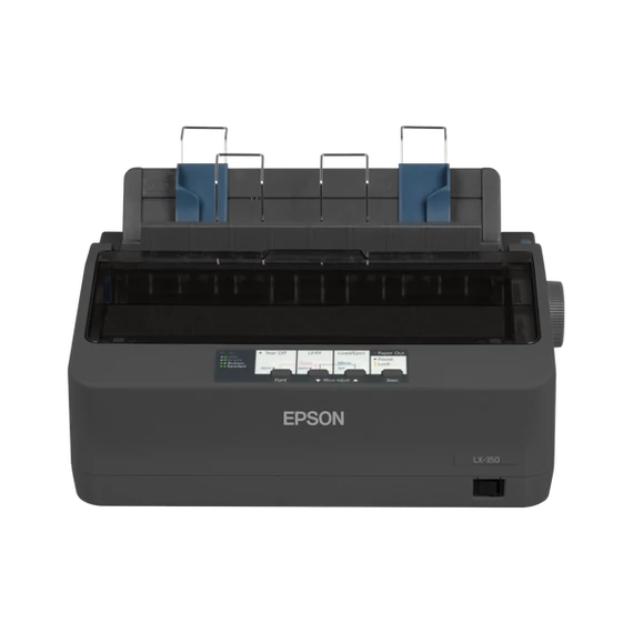 EPSON Mátrixnyomtató - LX-350 (Mechanikus pontmátrix, A4, 9 tű, 347 karakter/s, USB/RS-232)