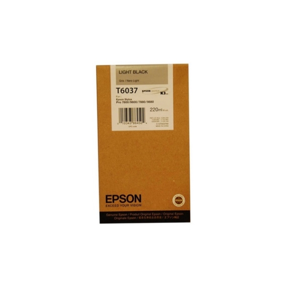EPSON Patron Singlepack T603700 light black 220 ml