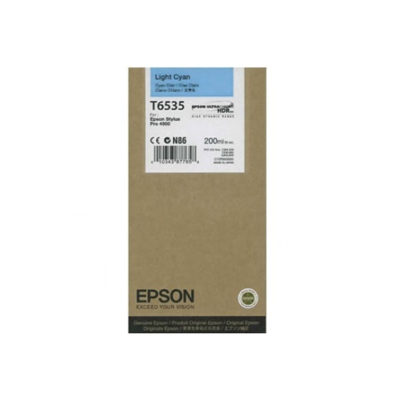 EPSON Patron T6535 Light Cyan Ink Cartridge (200ml)