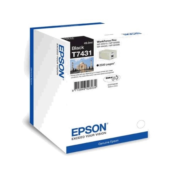 EPSON Patron WP-M5190/M5690 55,8 ml, 2.500 oldal, fekete