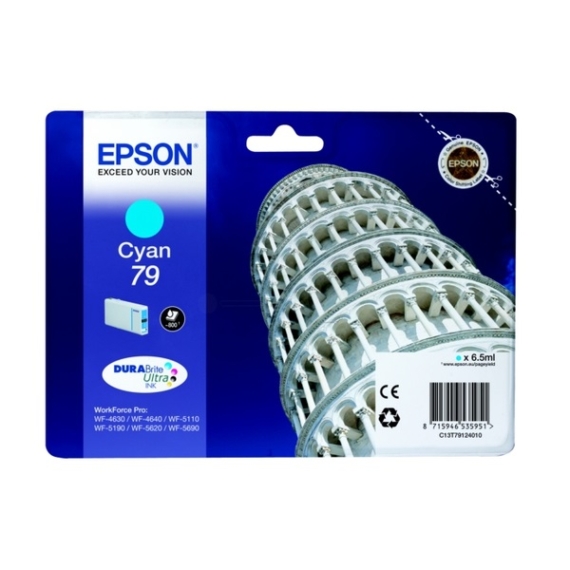 EPSON Patron WorkForce Pro WP-5000 Series Ink Cartridge L Kék (Cyan) 0,8k