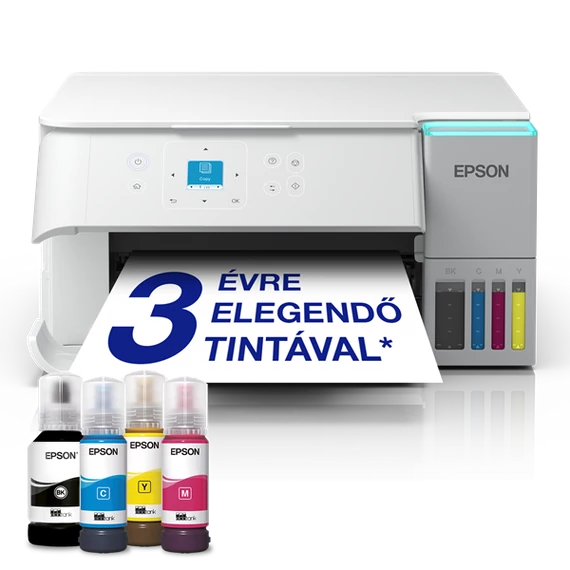 EPSON Tintasugaras nyomtató - EcoTank L4366 (A4, MFP, színes, 5760x1440 DPI, 33 lap/perc, duplex, USB/Wifi/Wifi Direct)