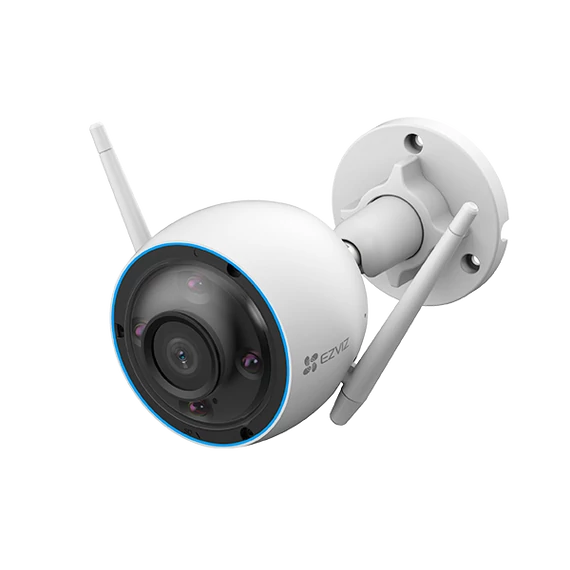 EZVIZ H3 3K 5 MP kültéri kamera, színes éjszakai látás, 3K felbontás, alakérzékelés, alumíniumötvözet ház, mikroSD 512GB