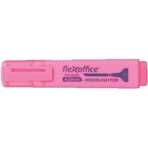 FLEXOFFICE Szövegkiemelő, 4,0 mm, "HL05", rózsaszín