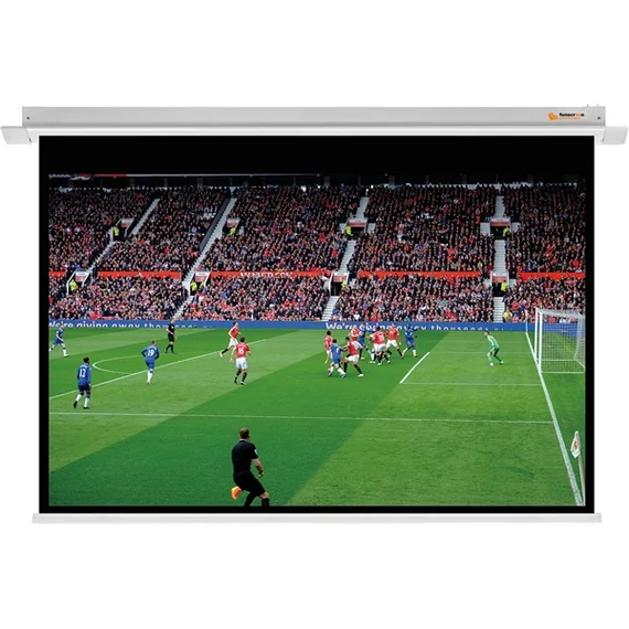 FUNSCREEN 102" (16:10) PREMIUM PLUS motoros Vetítővászon (álmennyezeti, Méret: 231x143 cm, Látható méret: 221x138 cm)