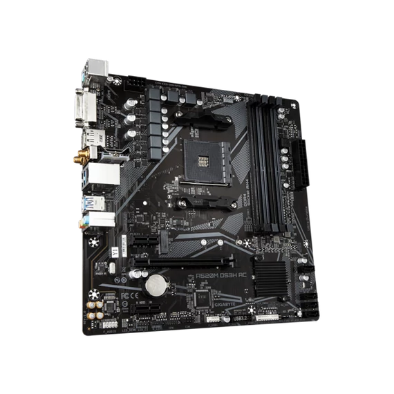 GIGABYTE Alaplap AM4 A520M DS3H AC AMD A520, mATX