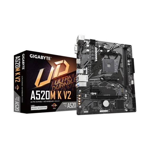 GIGABYTE Alaplap AM4 A520M K V2 AMD A520, mATX