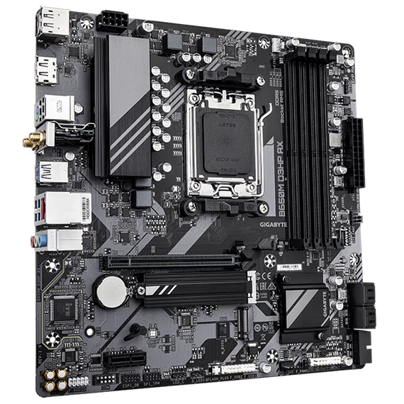 GIGABYTE Alaplap AM5 B650M D3HP AX AMD B650, mATX
