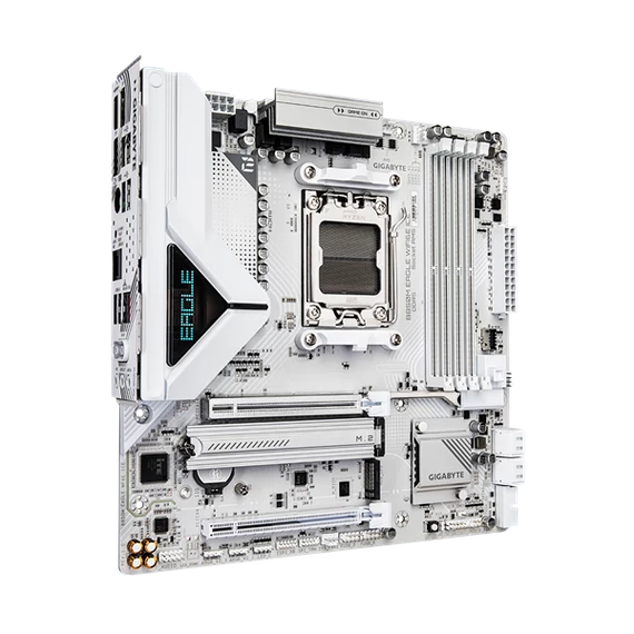 GIGABYTE Alaplap AM5 B850M EAGLE WIFI6E ICE AMD B850, mATX