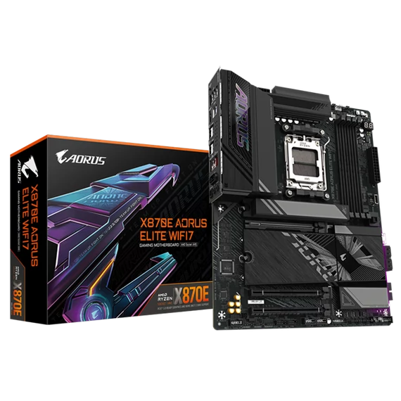 GIGABYTE Alaplap AM5 X870E AORUS ELITE WIFI7 AMD X870, ATX