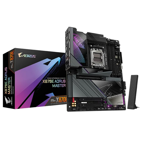 GIGABYTE Alaplap AM5 X870E AORUS MASTER AMD X870, ATX