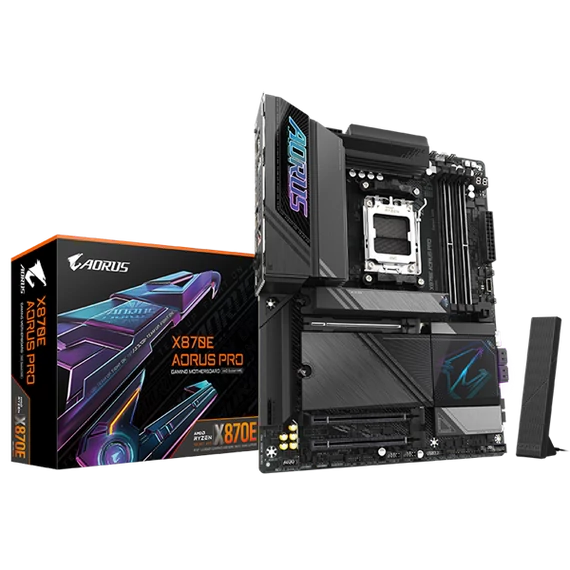 GIGABYTE Alaplap AM5 X870E AORUS PRO AMD X870, ATX