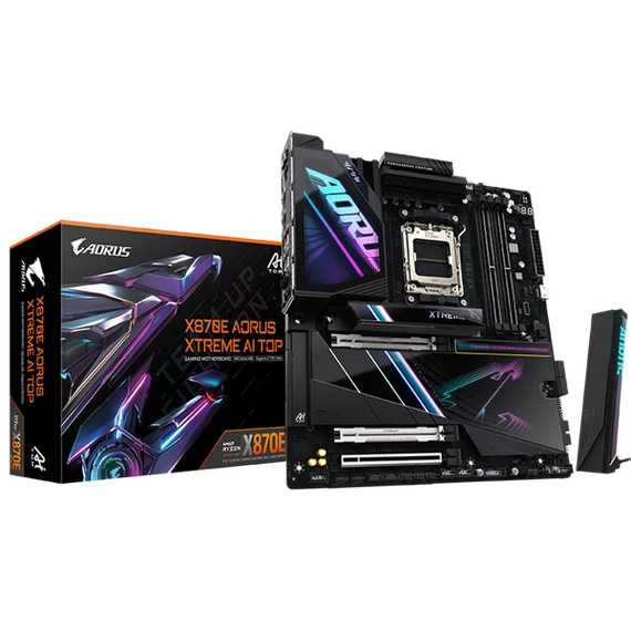 GIGABYTE Alaplap AM5 X870E AORUS XTREME AI TOP AMD X870, EATX