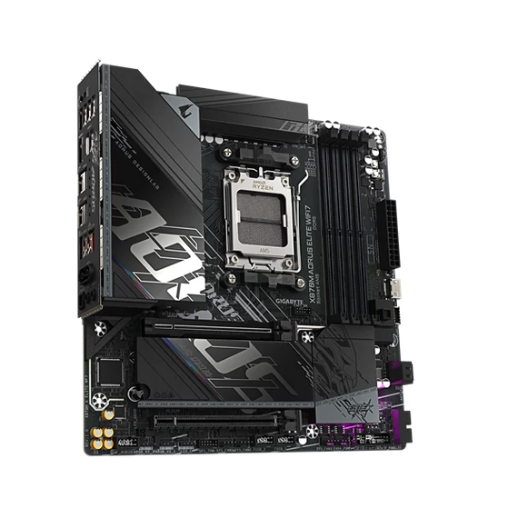 GIGABYTE Alaplap AM5 X870M AORUS ELITE WIFI7 AMD X870, mATX