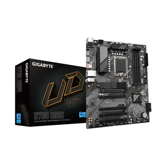 GIGABYTE Alaplap S1700 B760 DS3H INTEL B760, ATX